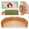 Picture of Arrozon Birth Comb for Women Labor, Wooden Labor Comb Natural Labor and Delivery Essentials, Birthing Comb Labor Gifts for Pregnant Women, Wood Comb Baby Shower Gifts (Designed for Moms)