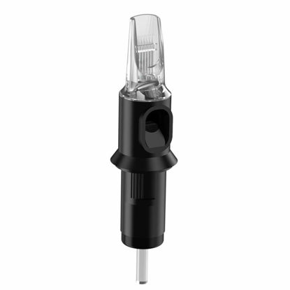 Picture of STIGMA #10(19RM) Bugpin Disposable Tattoo Needle Cartridges with Membrane Safety Cartridges for Tattoo Artists Curved/Round Magnum Shader Soft Edge 20Pcs Standard Pack EN05-20-1019RM