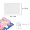 Picture of Classycoo Compressed Towel 200 PCS Mini Tablets Disposable Portable Face Towel Cotton Coin Tissue for Travel, Camping,Hiking, Sport,Beauty Salon,Home Hand Wipes and Other Outdoor Activities Pink+Blue