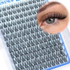Picture of Goddvenus Wispy Lash Clusters 10-16mm Lashes Clusters Eyelash Extensions Natural Individual Lashes 144pcs D Curl Lash Extension DIY Soft Comfortable Eyelash Clusters with Cotton Band