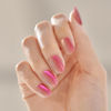 Picture of KISS imPRESS No Glue Mani Press-On Nails, Color FX, 'Walk Out', Pink, Short Size, Oval Shape, Includes 30 Nails, Prep Pad, Instructions Sheet, 1 Manicure Stick, 1 Mini File