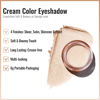 Picture of Oulac Light Golden Cream Eyeshadow also for Highlighter Large Capacity Highly Pigmented Eye Shadow Waterproof &Long Lasting with Moisturizing Formula P05