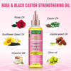 Picture of Edge Control Wax for Women Strong Hold - Edge Smoother Edge Wax Styling Tamer Edge Control Wax for Black Hair - Rose & Castor Hair Oil for Hair Growth Strengthening Hair Oil Briad Bonnet Brush Set