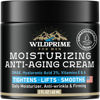 Picture of Men's Face Moisturizer Cream - Anti Aging & Wrinkle - Made in USA - Collagen, Hyaluronic Acid, Vitamins E & A, Avocado Oil - After Shave Lotion - Age Facial Skin Care, Day & Night Moisturizing, 2 oz