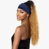 Picture of GILI 2 Pack Wide Headbands for Women Boho African Knotted Non Slip Fashion Hair Bands Yoga Running Sports Workout Gym Head Wraps Elastic Soft Cotton Cloth Turbans Bandana for Girls(Yellow,Navy)