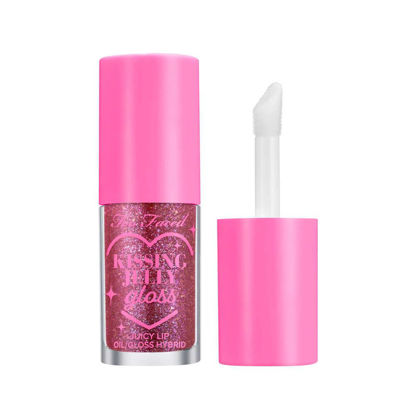 Picture of Too Faced Kissing Jelly Lip Oil Gloss |Sunflower & Jojoba Oils, 0.15 Fl Oz, Grape Soda