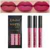 Picture of evpct DNM 3Pcs Mauve pink Berry pink Rose red Matte Liquid Lipstick Sets for Women 24-hour Matte+Lipstick Matte Lipstick Lip Stain Gloss Long Lasting 24 Smudge Waterproof