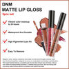 Picture of 3Pcs Nude Brown Pink Dark Maroon Matte Liquid Lipstick Makeup Sets for Dark Skin Black Women DNM Permanent Lip Stain Set Long Lasting Lipstick 24 Hours Waterproof labiales mate 24 horas originales 09
