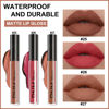 Picture of 3Pcs Nude Brown Pink Dark Maroon Matte Liquid Lipstick Makeup Sets for Dark Skin Black Women DNM Permanent Lip Stain Set Long Lasting Lipstick 24 Hours Waterproof labiales mate 24 horas originales 09