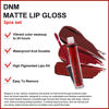 Picture of evpct DNM 3Pcs Dark Deep Ruby Light Rose red Brown red Matte Liquid Lipstick Sets for Women 24-hour Matte+Lipstick Matte Lipstick Lip Stain Gloss Long Lasting 24 Smudge Waterproof