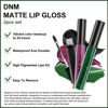 Picture of evpct DNM 3Pcs Dark Black Grape Plum purple Emerald Green Matte Liquid Lipstick Lip Stain Sets for Women Matte+Lipstick Long Lasting 24 hr Hours Magic Lipstick 24 Hours original Waterproof 18#