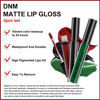 Picture of evpct DNM 3Pcs Dark Black Emerald Green Red Matte Liquid Lipstick Lip Stain Sets for Women Matte+Lipstick Long Lasting 24 hr Hours Magic Lipstick 24 Hours original Waterproof 20#