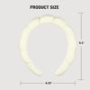 Picture of Conair Ivory Hairband - Spa Headband for Washing Face - Make up Headband - Bubble Headband - GRWM Headband