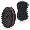 Picture of 2pcs Hair Sponge Twist Comb, Hair Sponges for Men Curls and Natural Hair Women, Sponge Brush for Hair, Twist Brush and Curl Comb, Hair Twist Tool