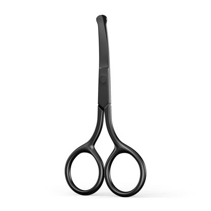Picture of Upgraded Eyebrow Scissors, Small Scissors, Nose Hair Scissors Round Tip Design, Will Not Hurt The Nasal Cavity. Professional Grooming Scissors for Hair, Eyelashes, Nose, Eyebrow Trimming, Mustache