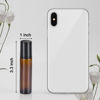 Picture of sungwoo 25 Pack Essential Oil Roller Bottles, 10ml Amber Glass Roller Bottles with Stainless Steel Roller Balls and Caps for Travel, Perfume and Lip Gloss