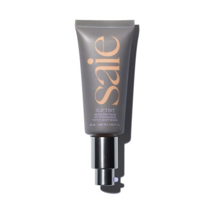 Picture of Saie Slip Tint SPF 35 Tinted Moisturizer - Light Coverage Moisturizer + Broad Spectrum Zinc Oxide Sunscreen with Hydrating Hyaluronic Acid - Shade Four (1.35 oz)
