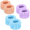 Picture of Microfiber Spa Wrist Towel Bands - Absorbent Face Washing Sweatbands for Girls to Prevent Water Spilling Down Arms, 6PCS