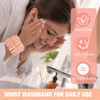 Picture of Microfiber Spa Wrist Towel Bands - Absorbent Face Washing Sweatbands for Girls to Prevent Water Spilling Down Arms, 6PCS