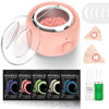 Picture of Waxing Kit - TIKESI Wax Warmer for Hair Removal, Hard Wax Kit with 14.1oz 5 Bags Hard Wax Beans for Full Body, Legs, Face, Eyebrows, Bikini, Brazilian Waxing Kit for Women Men