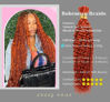 Picture of Human Braiding Hair 100g 16 Inch Deep Water Wave Bulk Human Hair for Braiding No Weft 12A Brazilian Virgin Curly Human Hair Extensions for Boho Braids Wet and Wavy Ginger Human Hair Braiding Hair