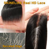 Picture of BEEOS 2x6 Skinlike Real HD Lace Closure Only, Pre-plucked Body Wave Human Hair Closure 0.10mm Ultra-thin Invisible Lace Bleached Knots 20 Inch