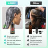 Picture of Leorx 3 In 1 Wine Red Color Hair Dye shampoo, For Refresh and Instant Herbal Coloring For Women&Men - Tintes Para El Cabello Profesional