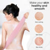 Picture of Yiclick Exfoliating Washcloth Towel [3 Pack], Japanese Exfoliating Bath Wash Cloth for Body Exfoliation, Korean Back Scrubber Washer for Shower, African Net Sponge Brush Loofah Exfoliator (Pink)