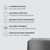 Picture of Panasonic Performance Hair Clippers with 2 Attachments and Adjustable Length Settings, Corded or Cordless Trimmer for Hair and Beard - ER-GC63-H (Silver)