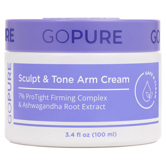 Picture of goPure Sculpt & Tone Arm Cream - Firming And Tightening Cream For The Arms, Smooths The Look Of Wrinkles, Deeply Hydrates, Firms The Look Of Crepey Texture On The Arms