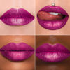 Picture of MAKI YIKA Hot Pink Lipstick for Women Metallic Lipsticks Glitter Long Lasting Lipstick No Smudge No Transfer Liquid Lip Gloss (BR19 Unheated)