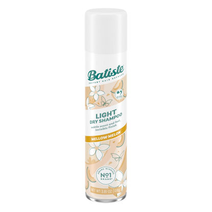 Picture of Batiste Light Dry Shampoo, Mellow Melon, Invisible Finish, Refresh Hair & Absorb Oil Between Washes, 3.81 Oz.