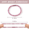 Picture of 20 PCS Boho Hair Ties, Bracelets Hair Ties for Thick or Thin Hair, 4 Styles Boho Ties for Ponytail Holders, 2.36’’ Hair Ties No-Damage, Multicolor