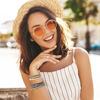 Picture of 25 PCS Bohemian Hair Accessories: Lightweight Ponytail Holders in 5 Styles, 2.36" No Damage Hair Ties for Thick or Thin Hair