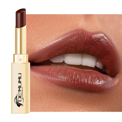 Picture of DE'MUMU Black Berry Lipstick for Women Hydrate Glossy Lipstick Moisture Lip Gloss Sheer-Medium Coverage Long Lasting Lipsticks for Dry Lips, DM65 Berry