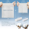 Picture of WOWOTEX 100% Cotton Disposable Face Towel Biodegradable Face Towel for Drying Face 100Count/2Box Extra Thick Soft One Time Use Face Towels 10"×12" Large Clean Towels for Sensitive Skin, Baby Care