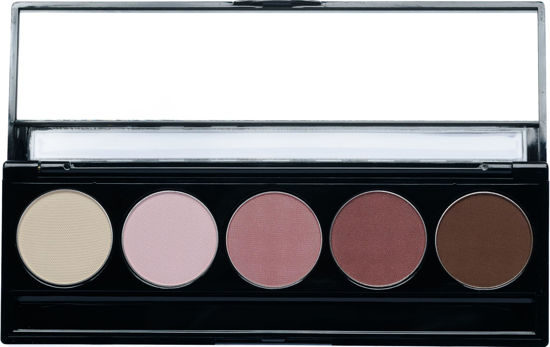 Picture of Pure Ziva Matte Rose Pink Vegan Eyeshadow Palette; Talc, Paraben & Cruelty Free