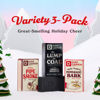 Picture of Duke Cannon Supply Co. Big Brick of Soap Bar For Men | Big Lump of Coal, Santa's Pipe Smoke, Highly Regiftable Peppermint Bark | Holiday Variety 3 Pack | Unique Christmas Gifts | 10 oz Bar Soaps