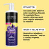 Picture of John Frieda Violet Crush Purple Shampoo, Purple Shampoo for Blonde Hair, Crushed Violet Pigments Neutralize Brassy Tones for Cooler, Brighter Blonde, 8.3 Oz