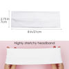 Picture of MLMOMVME 6 Pcs Headbands for Women Hair Cotton Headband Non-slip Stretchy Elastic Head Wrap Holder Hair Accessories White Navy Blue Color