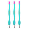 Picture of IVON 3pcs Cuticle Trimmer Pusher, Rubber Tip Soft on Nail Bed