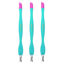 Picture of IVON 3pcs Cuticle Trimmer Pusher, Rubber Tip Soft on Nail Bed