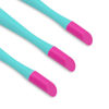 Picture of IVON 3pcs Cuticle Trimmer Pusher, Rubber Tip Soft on Nail Bed