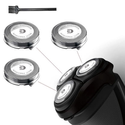 Picture of Replacement Heads For 3000 Replacement Blades Compatible With Shaver 2500 S1311/82 & 3500 S3212/82 Heads.