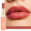Picture of Oulac Moisturizing Shine Lipstick Red for Women - 2 in 1 Glossy Red Tinted Lip Balm, Hydrating Summer Lipstick for Dry Lips,Shine Juicy Finish Vegan 2.2g/0.07oz (16)