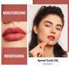 Picture of Oulac Moisturizing Shine Lipstick Red for Women - 2 in 1 Glossy Red Tinted Lip Balm, Hydrating Summer Lipstick for Dry Lips,Shine Juicy Finish Vegan 2.2g/0.07oz (16)