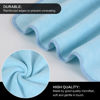 Picture of SINLAND Microfiber Facial Cloths Fast Drying Washcloth 12inch x 12inch Absorbent Face Wash Cloth Soft Makeup Remover Cloths