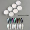 Picture of Pearl Chrome Nail Powder Set - 7 Colors Aurora Powder Mermaid Effect for Nails Iridescent Nail Glitter Shimmer White Rubbing Dust Nail Pigment Set Manicure Nail Art Decorations (B01-07)