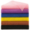 Picture of BHYTAKI 6 Pieces African Net Sponge African Exfoliating Net Long African Bath Sponge Washcloth Shower Net African Body Scrubber Net for Skin Smoother Daily Use(Pink,Yellow,Purple,Black,Blue,Brown)