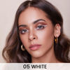 Picture of evpct 1Pcs White Gel Eyeliner Pencil Eye Black Face Paint Stick Makeup Set Waterproof Matte Cream Crayon Eyeliner Pencil Set Cat Eye Liners Eyeshadow Guide delineador de ojos contra el agua